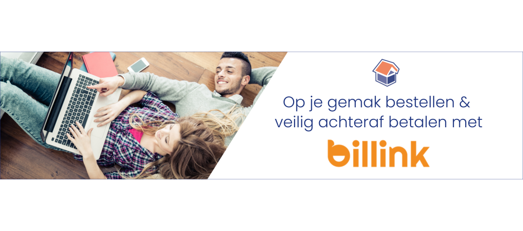 Betaal achteraf met Billink bij De Bouwmarktshop
